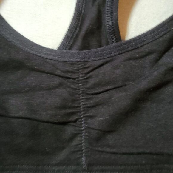 Fruit Of The Loom Womens Black Scoop Neck Racerback Strappy Sport Bra Size 32 - Picture 5 of 5